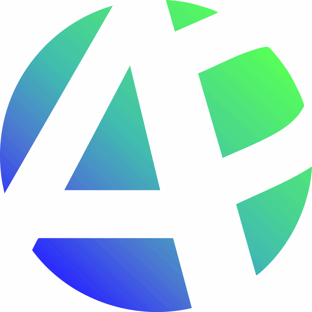 a plein vision gmbh logo green blue